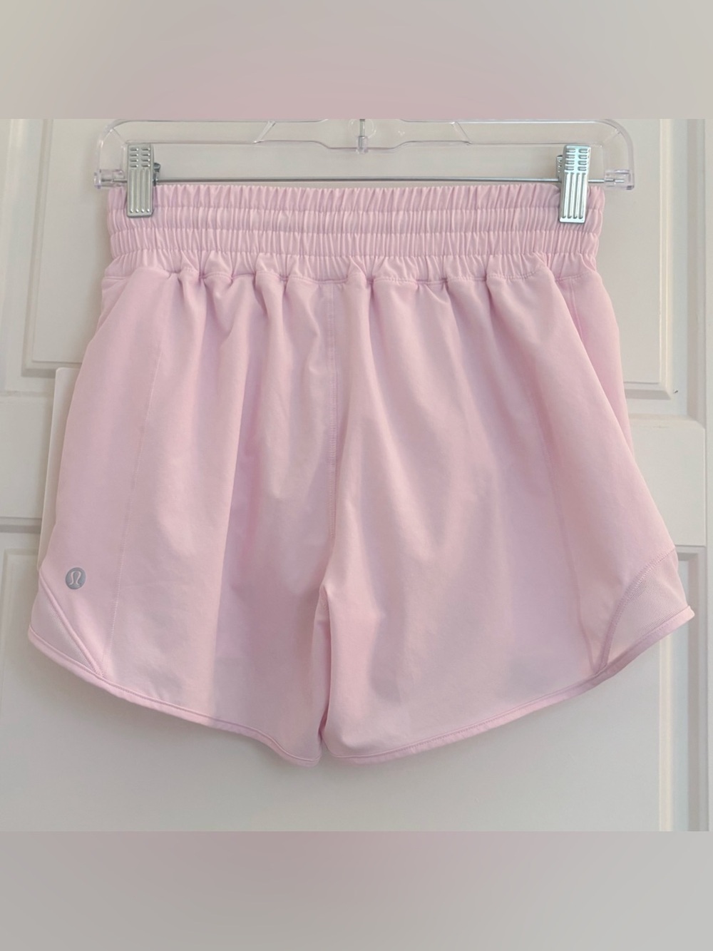 NWT Lululemon Hotty Hot High Rise Shorts 4" In Pink Organza Size 4